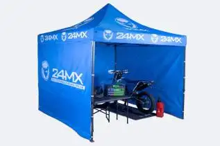 Focus produit : Tente 24MX, l'indispensable du paddock (nouveaux tarifs promo)